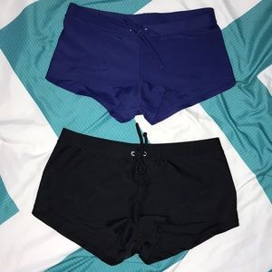 2 bathing suit short bottoms